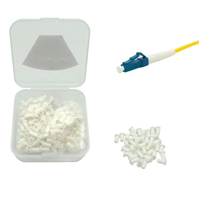 Alt view image 5 of 5 - LC Fiber Optic Dust Caps. 200 x 1.25mm LC Fiber Dust Caps in a Snap Lock Case for LCUPC Optical Cables and End Faces