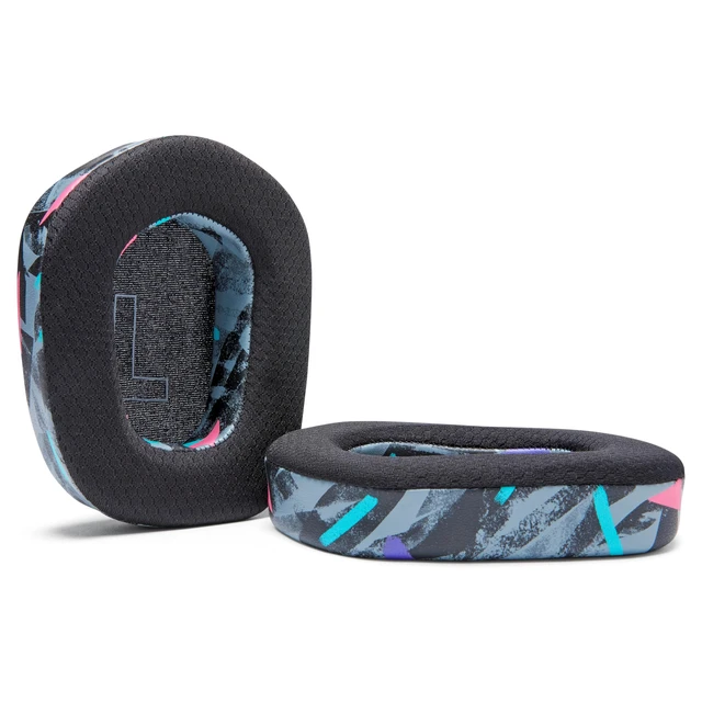 Alt view image 6 of 7 - Freeze G733 - Cooling Gel Earpads for Logitech G733 Headphones Made by Wicked Cushions Enhanced Comfort & Thickness with Cooling Gel Technology 90's Black