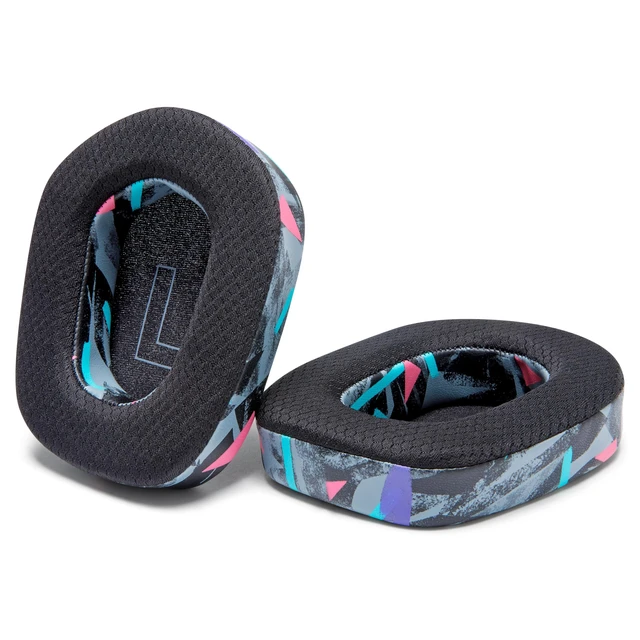 Alt view image 7 of 7 - Freeze G733 - Cooling Gel Earpads for Logitech G733 Headphones Made by Wicked Cushions Enhanced Comfort & Thickness with Cooling Gel Technology 90's Black