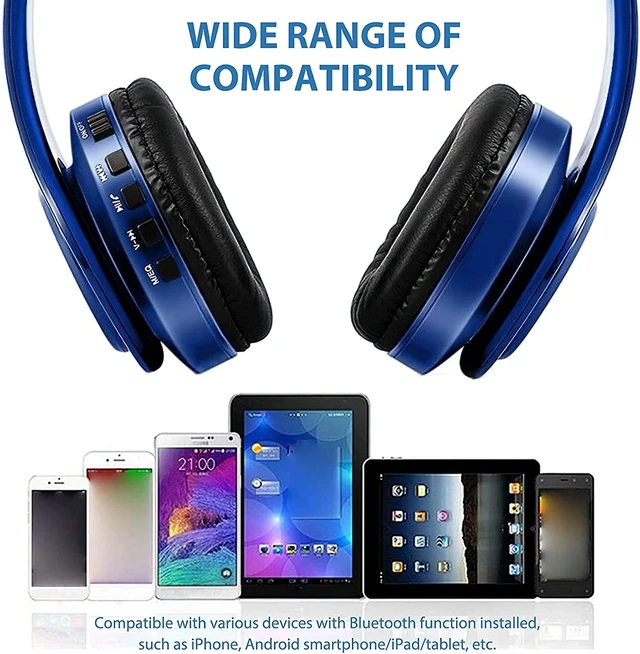 Alt view image 6 of 7 - Nakano Miku Bluetooth Headphones,Miku Headphones,The Quintessential Quintuplets Manga Cartoon Cosplay Props,Folding Hi-Fi Stereo Headphone for Cosplay,Family Leisure, Party, Travel