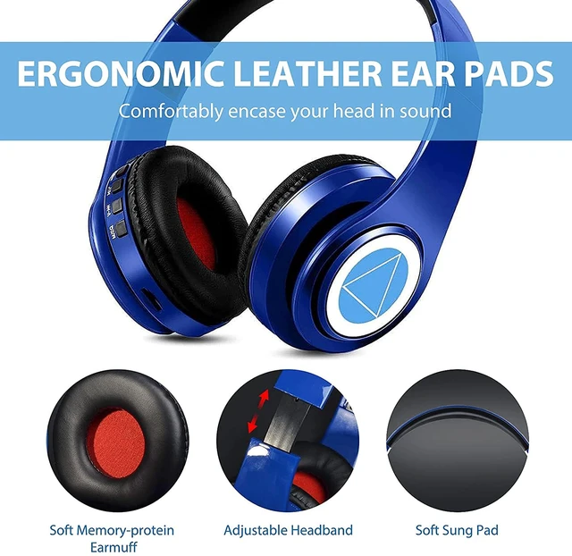 Alt view image 7 of 7 - Nakano Miku Bluetooth Headphones,Miku Headphones,The Quintessential Quintuplets Manga Cartoon Cosplay Props,Folding Hi-Fi Stereo Headphone for Cosplay,Family Leisure, Party, Travel