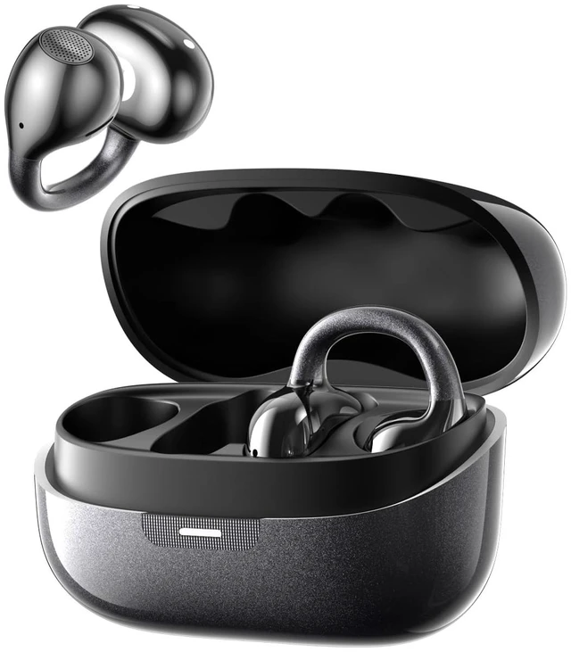 Main image of Open Ear, Clip On Earbuds Clip Super2, Bluetooth 6.0, 30H Playtime Clip-on Headphones, Dual Device Connection, Touch Control, Type-C Charging, Secure Comfort for Running, Workout & Daily Use