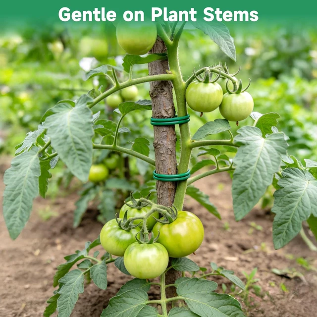 Alt view image 5 of 7 - Green Garden Wire with Pliers - 132 Feet 2.5mm Garden Ties Soft Plant Twist Ties Plant Wire for Climbing Plants Tomatoes Support Vines Vegetables Flowers Indoor & Outdoor Gardening Training