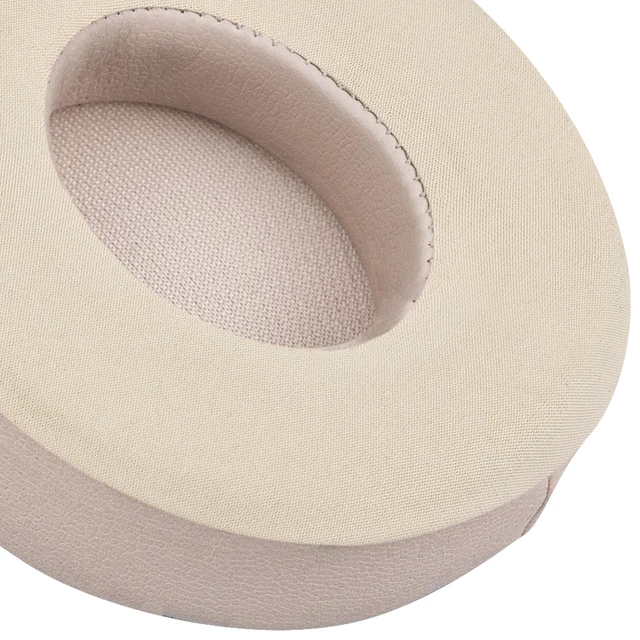 Alt view image 5 of 7 - Cooling Gel Earpads Replacement for Beats Solo 2 & Solo 3 Wireless On-Ear Headphones, Ear Pads Cushions with High-Density Noise Isolation Foam, Added Thickness - Satin Gold
