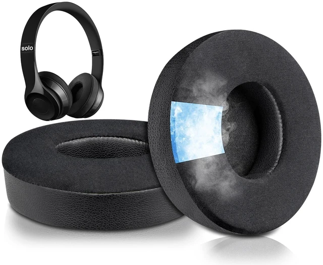 Main image of Cooling Earpads for Beats Solo 3 & Solo 2 - Black Do Not Fit Beats (Studio Over-Ear, Solo HD, Solo 4)