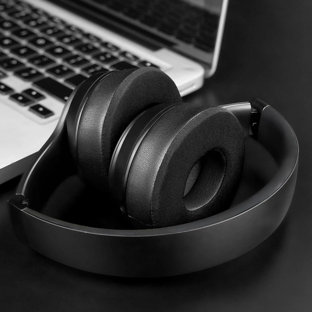 Alt view image 6 of 7 - Cooling Earpads for Beats Solo 3 & Solo 2 - Black Do Not Fit Beats (Studio Over-Ear, Solo HD, Solo 4)