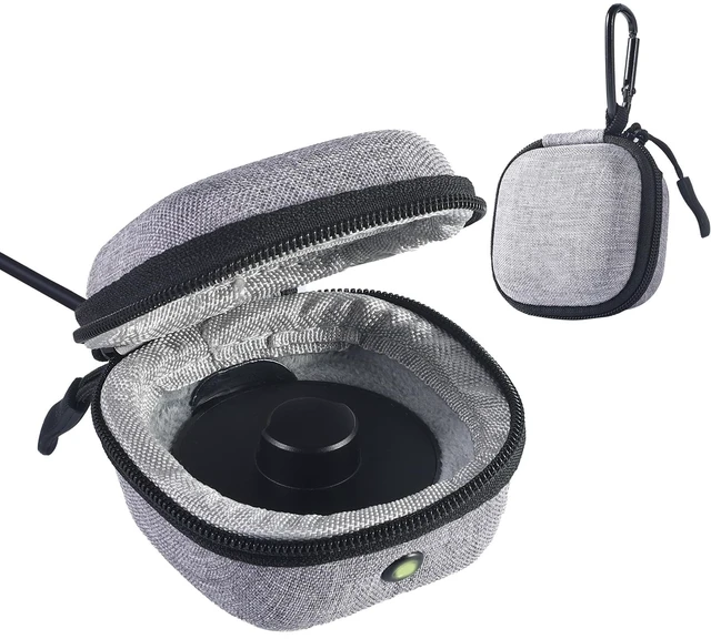 Main image of Protective Case for Oura Ring Gen 3 EVA Hard Shell Travel Pouch Gray Travel Pouch for Ring& Charger & CableShockproof, Compact & Lightweight with Carabiner, Travel Must