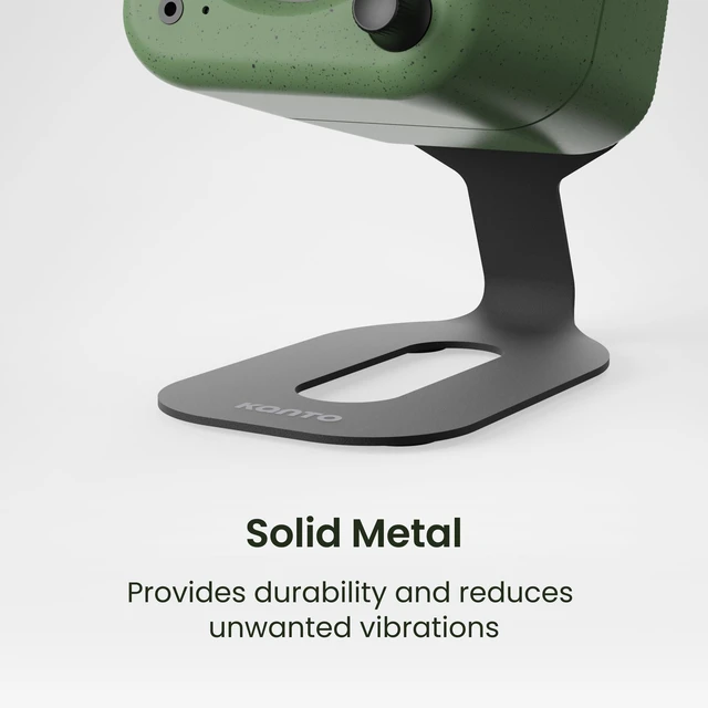 Alt view image 7 of 7 - SU2 Rear-Mounted Desktop Speaker Stands for Uki and Ora Elevated and Angled to Improve Sound ¼-20 Thread Holds 3.1 lbs Pair Black