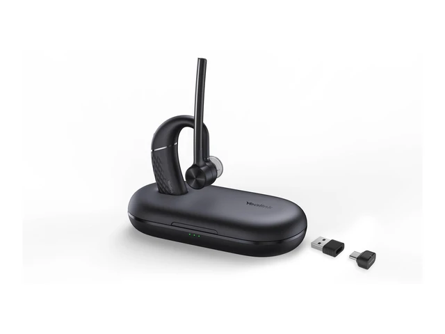 Alt view image 2 of 6 - Bluetooth Headset BH71 Pro USB-C/A, Teams&Zoom Certified, 4 Noise Cancelling Microphone, Fit for Computer Laptops Cellphone, Wireless Earpiece for Business Office Work