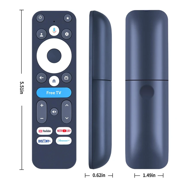Alt view image 2 of 4 - Replacement Voice Remote for onn 4K Pro Streaming Device 100135769 (2024) Compatible with ONN Google TV 4K Pro/Plus Streaming Box, Voicae Control, Easy Pairing, 4 Dedicated Shortcut Buttons