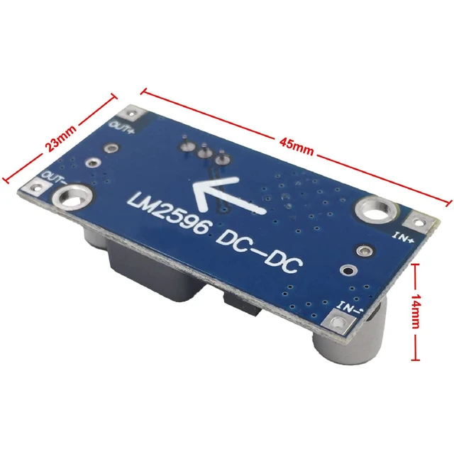 Alt view image 6 of 6 - 10 Pack LM2596 DC to DC High Efficiency Voltage Regulator 3.2-35V to 1.25-30V Buck Converter DIY Power Supply Step-Down Module