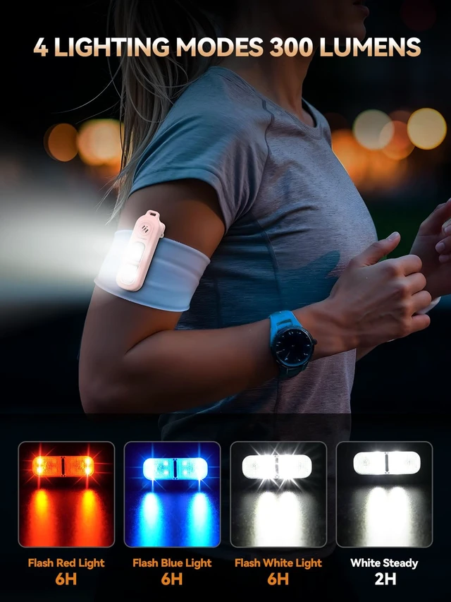Alt view image 3 of 7 - Clip-On Personal Alarm with LED Light, USB-C Rechargeable, Pink 135dB Loud Siren with SOS Strobe Light, 4 Light Modes, Low Battery Alert, Portable with Keychain for Kids College Girls