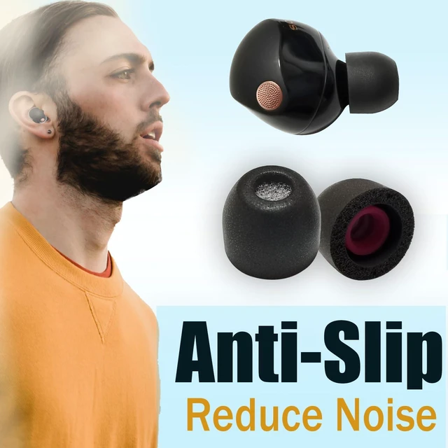Alt view image 5 of 6 - Memory Foam Replacement XS Earbuds Tips for Sony WF-1000XM5 Filter Screen 3 Pairs Extra Small Tips for Sony Earbuds Accessories, Noise Isolating & Comfort Fit
