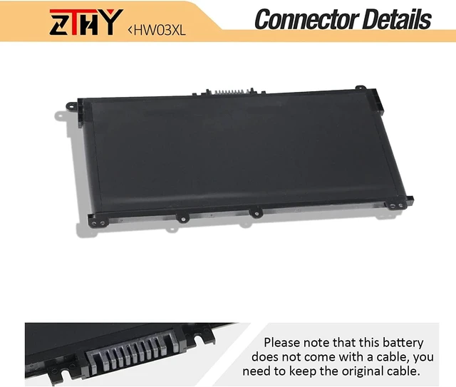 Alt view image 2 of 2 - HW03XL L97300-005 Battery for HP Pavilion 15-EG 15-EH 17-CN 17-CP 17S-CU 17T-CN 15z-eh100 15t-eg100 15-EH0XXX eh0090wm 15-EG0XXX 15-eg1025cl eg1053cl EG0067ST 17-CN0XXX CN0013DX 17-CP0XXX 17z-cp100