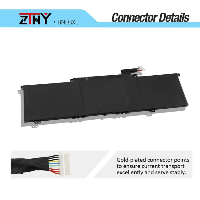 Alt view image 4 of 7 - 51Wh BN03XL Battery for HP Envy X360 13-AY 13-BA 13-BD 13M-BD 15-ED 15-EU 13T-BA 13T-BD 15M-ED 15-EE 15Z-EU 15M-EU 15M-EE 15-ES 15-EW0XXX 13-ay0xxx 13-ba0xxx 13m-bd0xxx 15m-ed0xxx 15-ee0xxx 15-eu0xxx