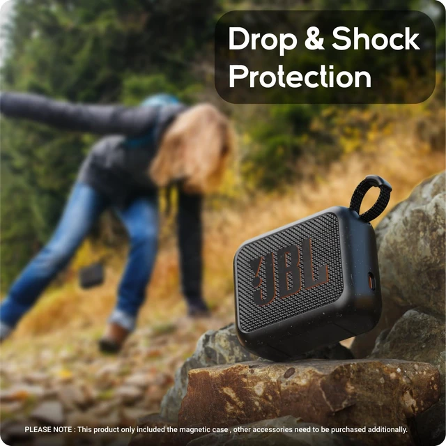 Alt view image 6 of 7 - Magnetic Shockproof Case Compatible with JBL GO 4 Speaker, Golf Cart Accessories