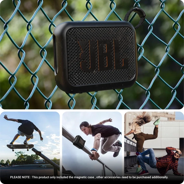 Alt view image 7 of 7 - Magnetic Shockproof Case Compatible with JBL GO 4 Speaker, Golf Cart Accessories