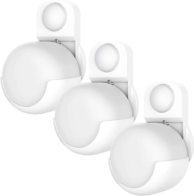 Main image of Smart Home Outlet Wall Mount Only for Google Nest WiFi Router(2nd Generation) - Easy Installation and No Cord Clutter Holder Bracket for Google 4x4 AC2200 Nest Mesh Wi-Fi Router (3-Pack)