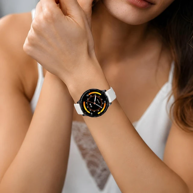 Alt view image 6 of 7 - 22mm Silicone Band Compatible with Venu 4 45mm/Venu 3/Venu 2, Soft Waterproof Sports Replacement Strap for Vivoactive 4/Forerunner 265/255/745 for Men Women