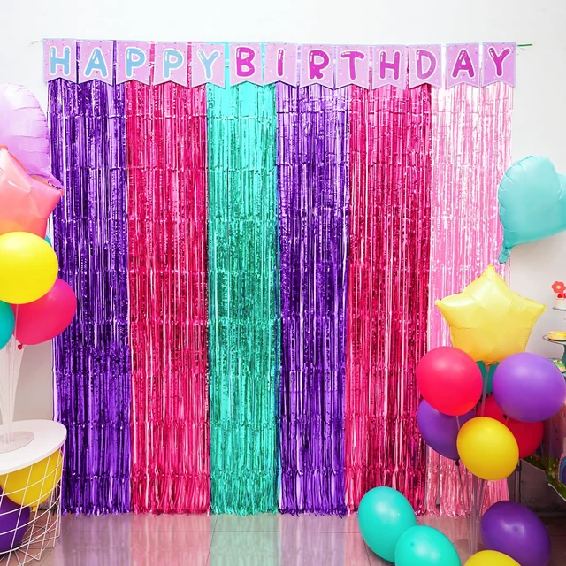 Alt view image 2 of 7 - Cute Dollhouse Birthday Decorations, Including 2 Pack Dollhouse Party Streamers, 24pcs Doll House Balloons & 1pcs Doll House Birthday Banner for Doll-House Party Photo Backdrop Supplies