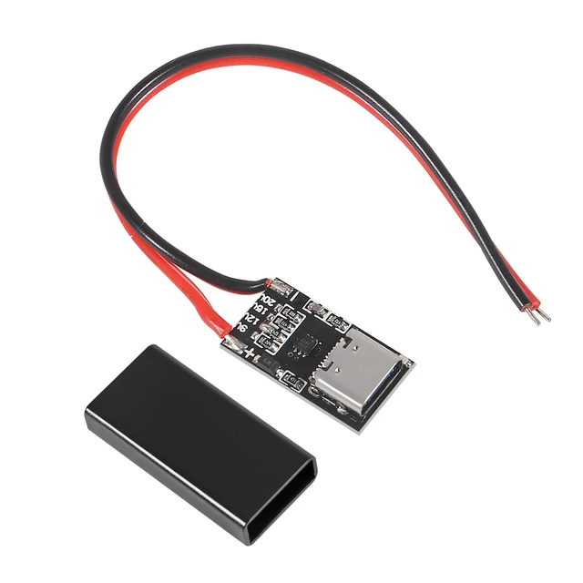 Alt view image 4 of 6 - 10PCS Type-C PD3.0 QC Trigger Board USB-C PD QC 5V 9V 12V 15V 20V DC Fixed Voltage Power Trigger Module 5A with QC Trigger Housing for Household Electronics