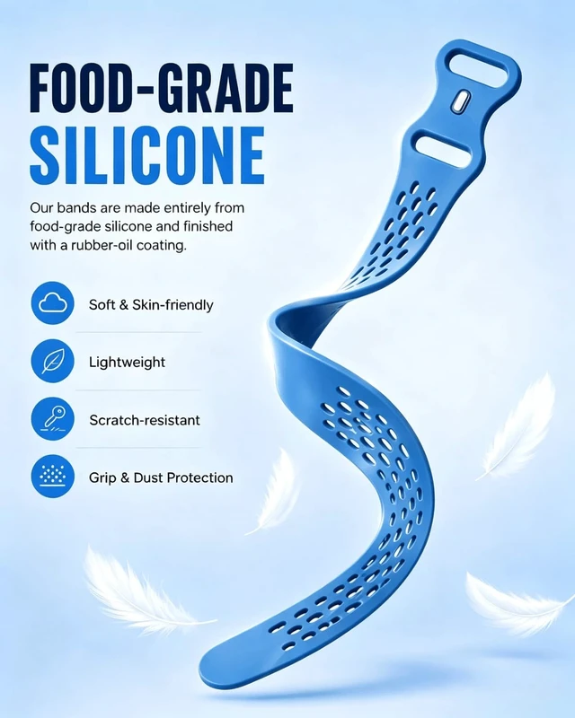 Alt view image 4 of 7 - Silicone Band for Google Fitbit Air,Adjustable Replacement Strap 130-210mm, Tidal Wave/ Cutout/ Python Pattern, Ultra-Soft, Sweat Resistant, Waterproof, Anti-Scratch, Skin-Friendly Silicone