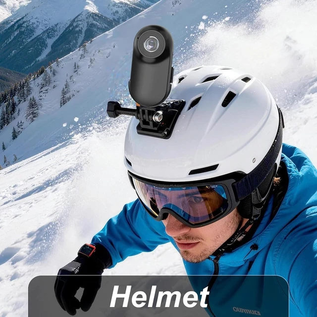 Alt view image 4 of 7 - Mini Body Cam with 16GB Memory Card, 26g Light Thumb Action Camera,Black 1.0" Screen, Hands-Free Wearable Hiking Camera, Helmet Camera for Motorcycle, Fishing, Pet POV Shooting, Ideal Gifts for Men