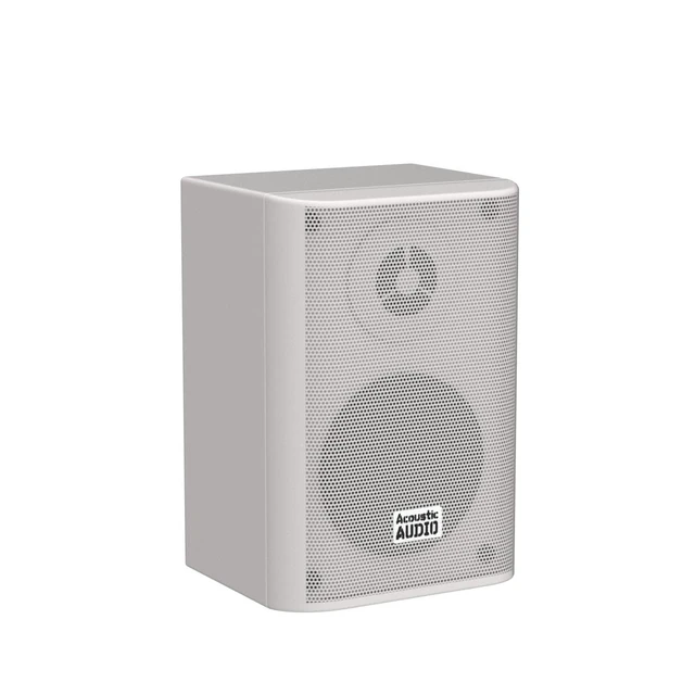 Alt view image 4 of 7 - AA351W 2 Way High Performance Indoor Outdoor 500W Speakers with Powerful Bass (1 Pair, White)