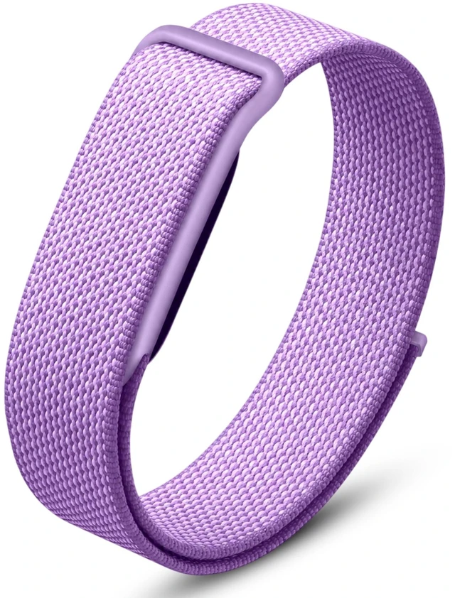Main image of Stretch Nylon Loop Band Compatible with Google Fitbit Air, Soft Breathable Woven Sport Strap, Adjustable Elastic Replacement Wristband for Men & Women
