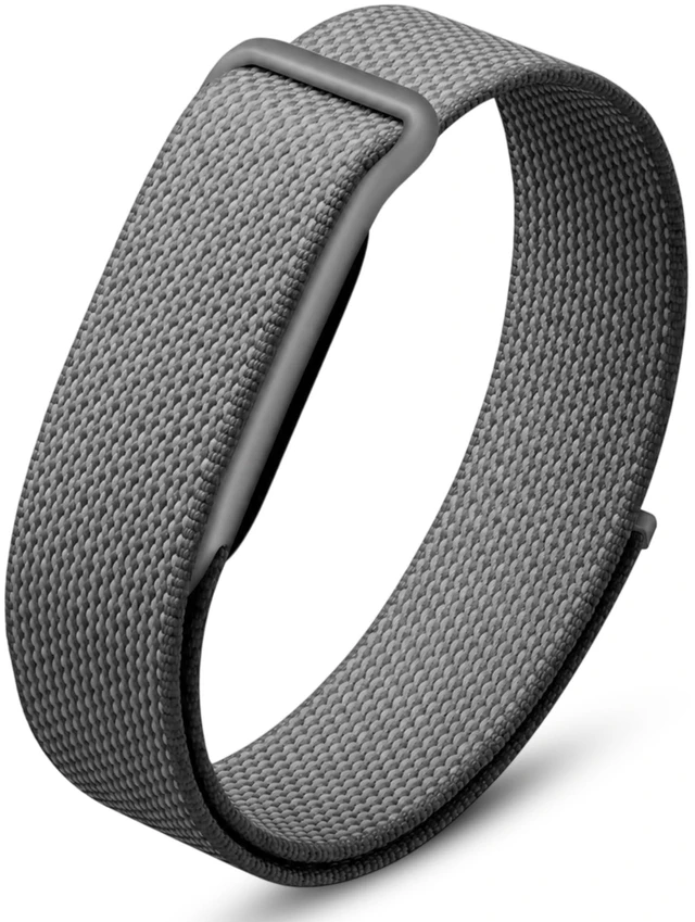 Main image of Stretch Nylon Loop Band Compatible with Google Fitbit Air, Soft Breathable Woven Sport Strap, Adjustable Elastic Replacement Wristband for Men & Women