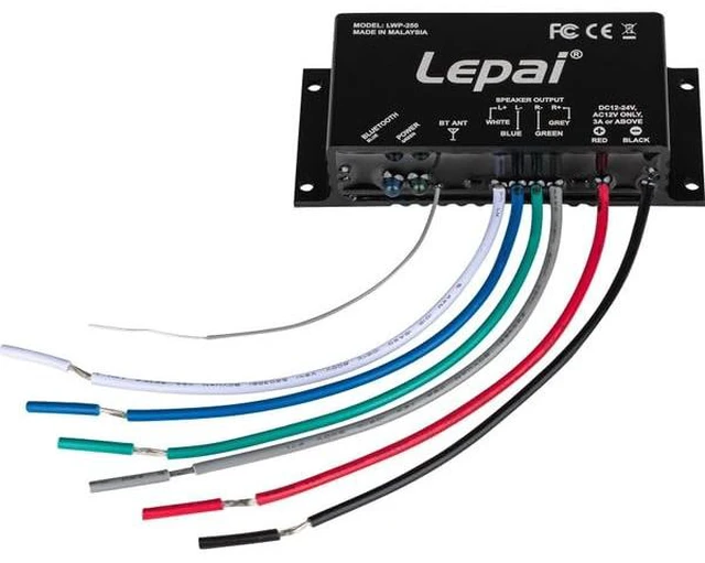 Main image of LWP-250 2 x 50W Outdoor/Marine Bluetooth 5.0 Mini Amplifier with Mounting Flanges