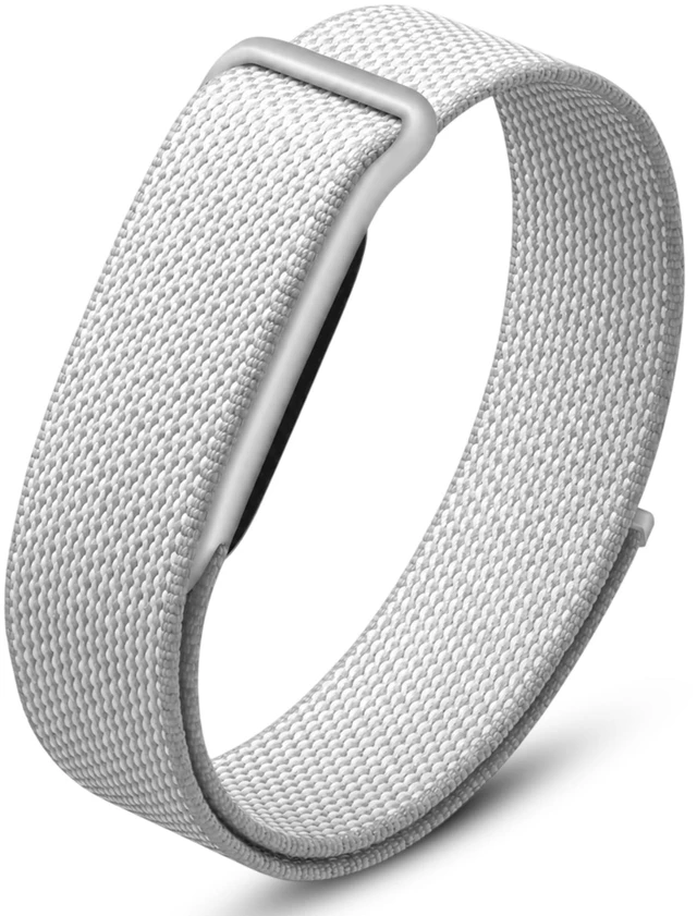Main image of Stretch Nylon Loop Band Compatible with Google Fitbit Air, Soft Breathable Woven Sport Strap, Adjustable Elastic Replacement Wristband for Men & Women