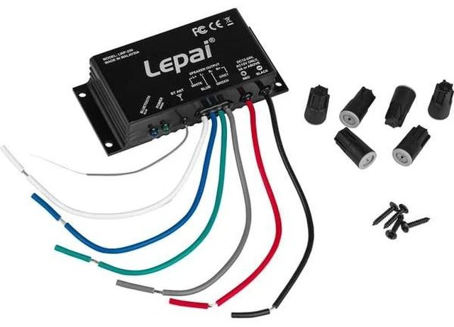Alt view image 5 of 5 - LWP-250 2 x 50W Outdoor/Marine Bluetooth 5.0 Mini Amplifier with Mounting Flanges