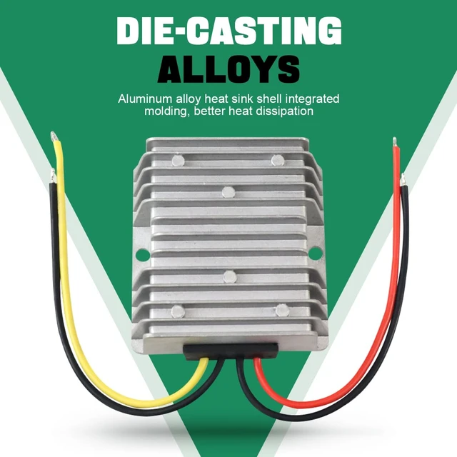 Alt view image 3 of 6 - 36V 48V to 12V DC Buck Converter 20A 240W Step Down Converter Power Supply Voltage Regulator for Car, Truck, Golf Cart, LED Light, CCTV(Input 35-60V)