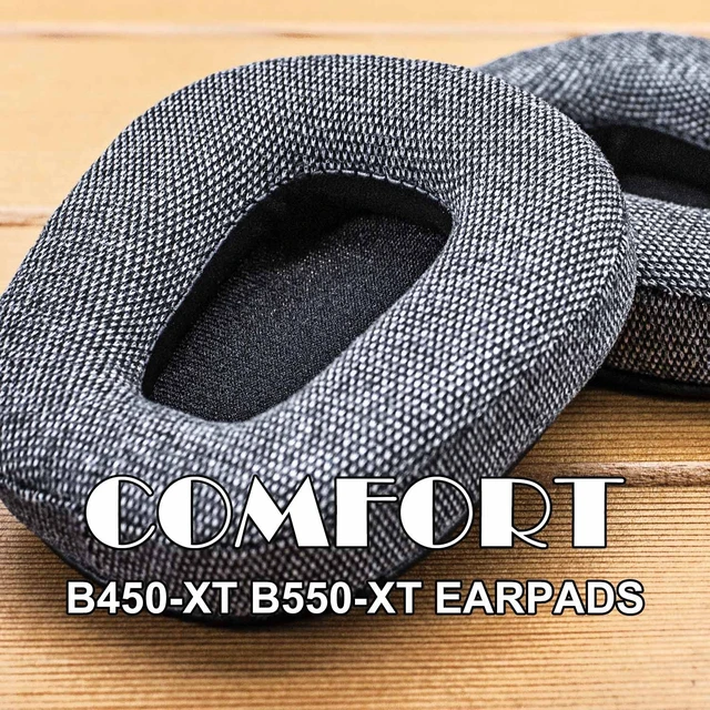 Alt view image 3 of 7 - B450-XT B550-XT Kit Replacement Ear Pads Cushions - Compatible with B450 XT / B550 XT Headset I B450-XT/B550-XT Replacement Cushion Kit (Comfortable Gray Fabric)