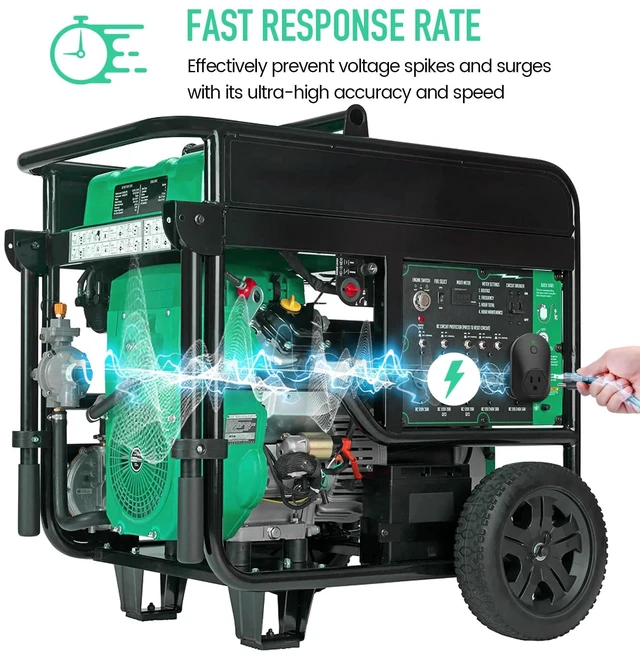 Alt view image 4 of 7 - Generator Electromagnetic Protector, EMP Protection, Plug Into the Socket of Inverter & Generator, Withstand Multiple High-Voltage Surges, for Home Backup, Emergencies, Grid outages