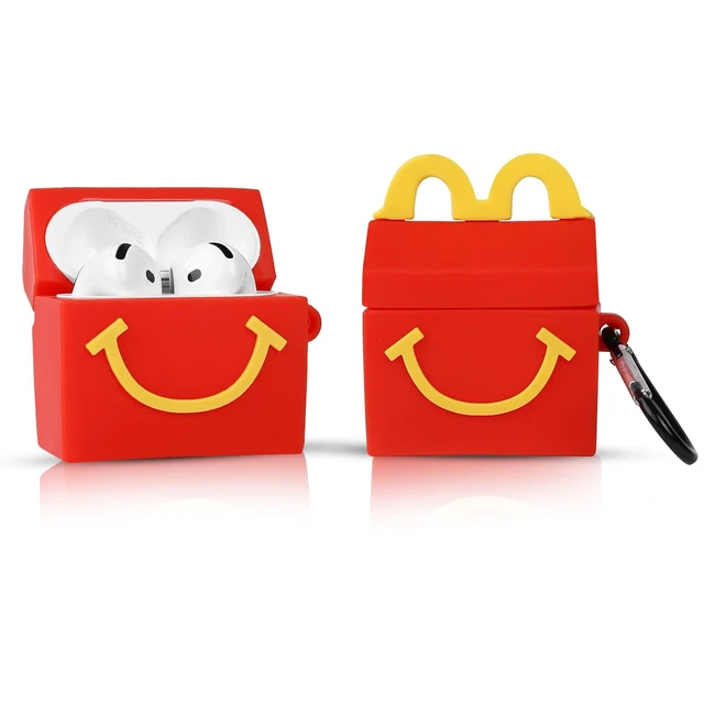 Alt view image 4 of 6 - (4 Pack) Cute Case for AirPods 4 Earbuds (2024), Silicone Cartoon Charging Case Shockproof Protective Headphones Cover with Carabiner for Man Woman Teen (M+CHEE+DORI+TAK)