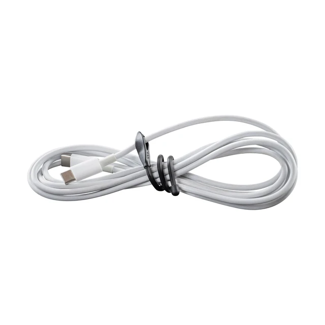 Alt view image 4 of 7 - Gear Tie Cordable, The Orginal Reusable Rubber Twist Tie with Stretch-Loop For Cord Management + Storage, 6-Inch, Assorted Colors, 4 Pack, Made in the USA