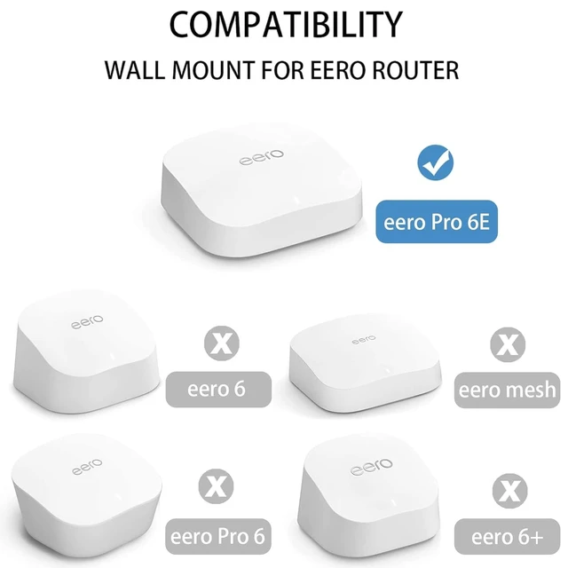 Alt view image 3 of 6 - eero Pro 6E Wall Mount, VHB Stick On Holder, Strong Adhesive Holder, No Tools No Drilling No Hole (eero Pro 6E Mount,1Pcs)