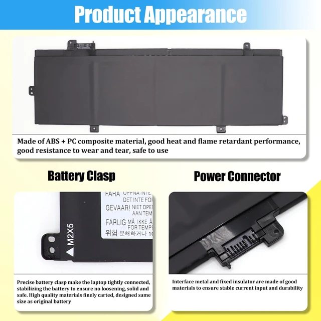 Alt view image 6 of 7 - L21M4P74 Battery Replacement for Lenovo ThinkPad T16 Gen 1 ThinkPad T16 Gen 2, ThinkPad P16s Gen 1 Gen 2 Series, Laptop Battery L21C4P72 L21D4P73 L21M4P73 L21D4P72 L21L4P72, 86Wh