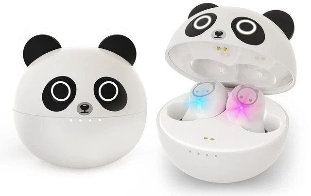 Main image of Kids Wireless Earbuds Cute Panda Bluetooth Earbuds with mic Charging Case 36H Playtime 3D Stereo Headphones IPX6 Waterproof Sport in-Ear Headphones for Kids Adult