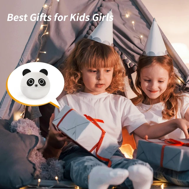 Alt view image 3 of 7 - Kids Wireless Earbuds Cute Panda Bluetooth Earbuds with mic Charging Case 36H Playtime 3D Stereo Headphones IPX6 Waterproof Sport in-Ear Headphones for Kids Adult
