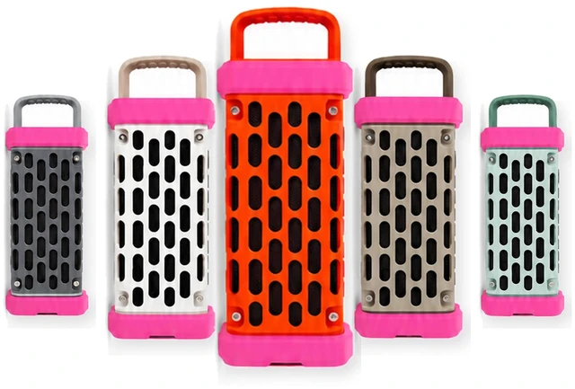 Alt view image 2 of 7 - for Turtlebox Ranger Bumpers, Protective Snap-On Covers, Rose Red Premium Soft Silicone Material, Shock Cushioning, Enhanced Grip, Long-Lasting Performance