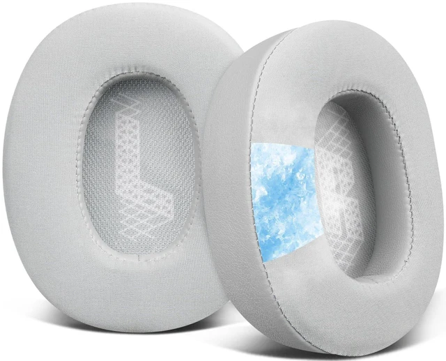Main image of Cooling Gel Replacement Ear Pads for JBL E65BTNC/Live 650BTNC/Live 770NC/Live 660NC/Duet NC Over-Ear Headphones, Earpads Cushions with Noise Isolation Foam - Grey