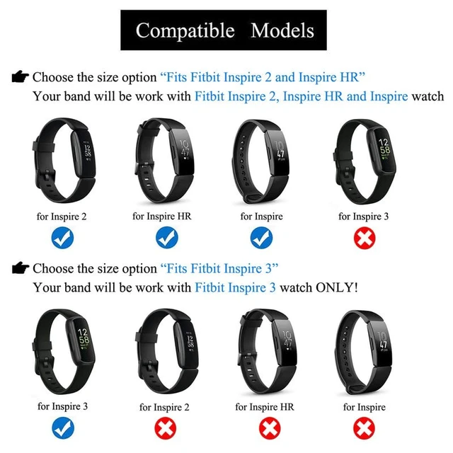 Alt view image 3 of 5 - 2-Pack Adjustable Elastic Bands, Wrist and Ankle bands with Tri-glide Slider for Fitbit Inspire 2/1/HR, Stretchy Band for Men and Women (Black, Medium)
