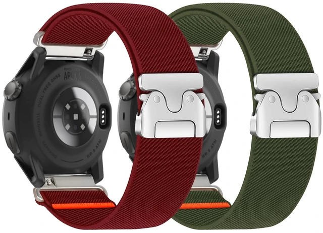 Main image of Nylon Bands 22mm Compatible with COROS PACE 3/APEX 4 42mm/APEX Pro/APEX 2 Pro/APEX 46mm/PACE Pro Adjustable Sport Replacement Straps for Women Men