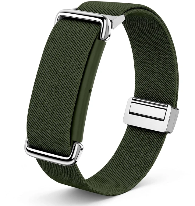 Main image of Magnetic Sport Nylon Band Compatible with Google Fitbit Air Active Band Magnetic Clasp Soft Stretchy Nylon Band for Women MenAdjustable Breathable Wristband Ultra-thin & Lightweight Replacement