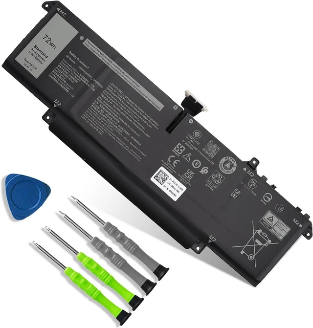 Main image of 72Wh P83V9 Laptop Battery Replacement for Dell Precision 5470 5480 5490 Series Notebook P154G P154G001 P154G002 CDTT2 41CP8/61/60 15.4V 4442mAh 4-Cell