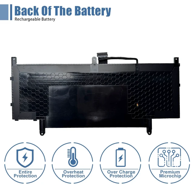 Alt view image 4 of 6 - N7HT0 Laptop Battery Replacement for Dell Latitude 9510 2-in-1 Latitude 9510 9520 P94F P95F P95F001 Series TVKGH V5K68 N2NLL HYMNG 08NFC7 N2NLL N7HTO 0PKW00 089GNG 0HYMNG 7.6V 52Wh 6500mAh