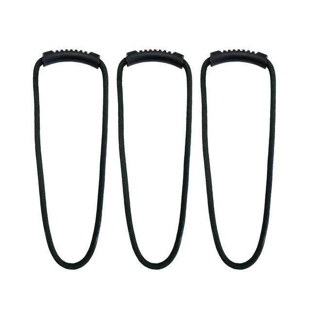 Alt view image 4 of 4 - Loop-It Storage Straps by - 18-inch (3-Pack) Black Extension Cord Organizer, Vacuum Hose Holder, Shop Storage, Air or Water Hose Organizer for your Home, Garage, Boat, RV